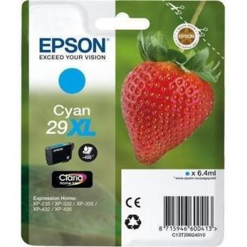 Epson T299240 XL Cian Cartucho de Tinta para XP235/XP332/XP3357XP4327XP435 - Fresa