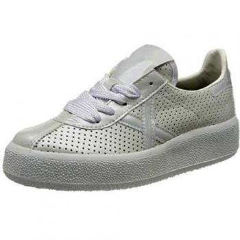 Munich Barru Sky Adult Sneakers, Silver, Size 41 EU