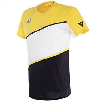 Dainese 1896748_610_XXL Camiseta, Amarillo/Negro, XXL