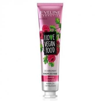 Eveline Cosmetics I Love Vegan Food Protective Hand Cream Raspberry & Coriander 50ml