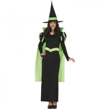 Disfraz de Bruja Verde Coqueta para mujer