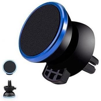 Soporte Universal Magnético con ventosa Giro 360 Grados Para Iphone 6 / 6 plus / 5 / 5S / 5C / 4 / 4S , Samsung Galaxy S6 / S5 / S4 / J5 / Note 4/3 , Huawei Honor 5X ,Meizu y muchos otros Smartphone Teléfonos Inteligentes o dispositivos GPS Azul