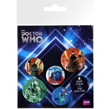 GB Eye LTD, Doctor Who, Retro, Pack de Chapas