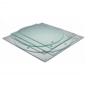 Clever Chef - Set de 6 tablas de cortar - Cristal templado - Varios tamaños
