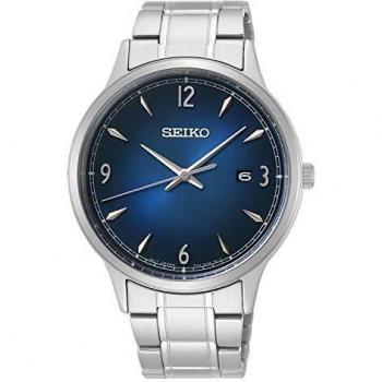 Seiko Men's Analogue Quartz Watch with Stainless Steel Strap SGEH89P1