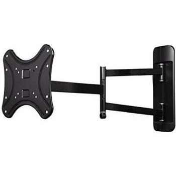 Soporte de pared Hama Fullmotion para TV, 19 a 48, 2 brazos (3 articulaciones), capacidad de carga 25 kg, color negro