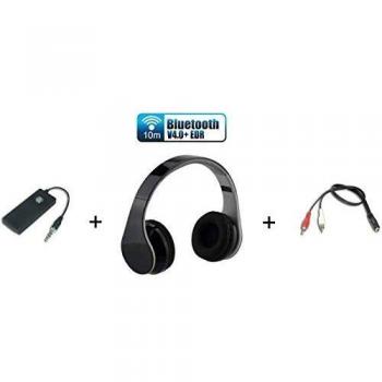 EXTRASTAR Kit Auriculares INALAMBRICOS Bluetooth BT para TV