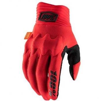 Guantes largos 100% Cognito rojos para hombre - Talla S