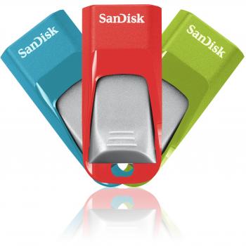 Memoria Flash SanDisk Cruzer Edge de 16 GB con USB 2.0 - Pack de 3