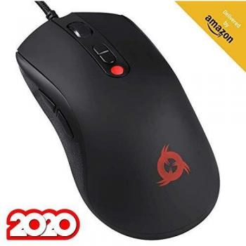 KLIMTM Veni - Nuevo 2020 - Ratón Gaming de Alto Rendimiento - Garantía excepcional de 5 años - Alta precisión - Micro interruptores Omron, 50 000 000 clics - Diseño ambidiestro