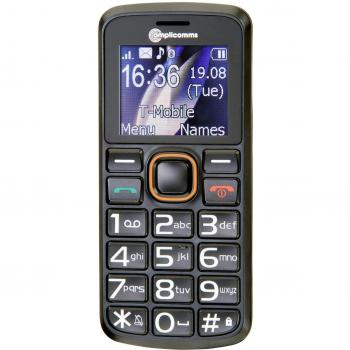 amplicomms PowerTel M6300 1.77 75g Negro - Teléfono móvil
