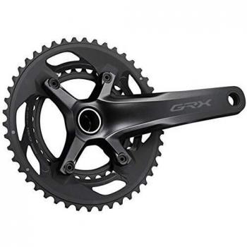 Shimano GRX FCRX600112E60 Shimano Last Series Tier 2, Unisex, Negro, 46/30 Teeth