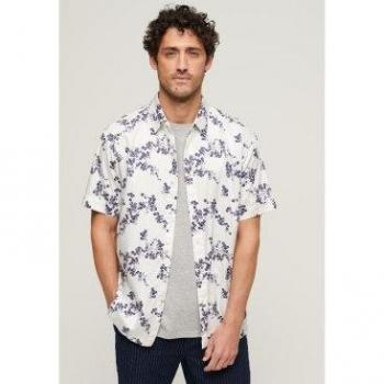 Camisa Vintage Hawaiian Blanco de Superdry para hombre