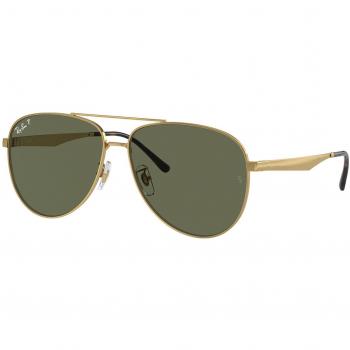 Ray-Ban RB3712D Asian Fit Polarized Men's Sunglasses Gold 62mm