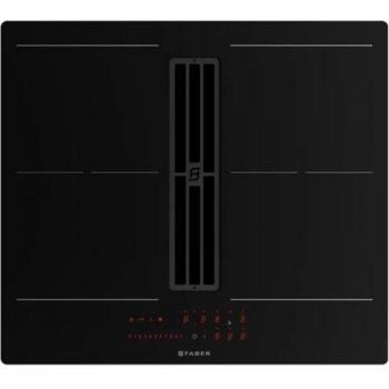 Placa de inducción aspirante versión evacuación 4 zonas 60 cm color negro - Faber 5372717