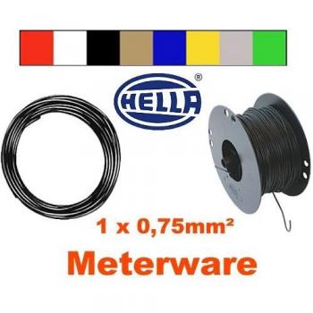 Kit de cables eléctricos HELLA FLY 1-conductor 0.75mm² Longitud 50m modelo 8KL 712 929-011