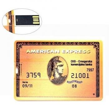 Imark 16 GB compacto tarjetero estilo USB 2.0 USB Flash Drive - American Express