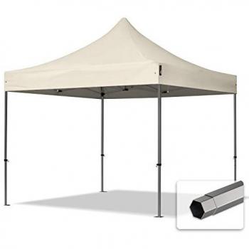 Carpa Plegable 3x3m Premium Acero 40mm Color Crema