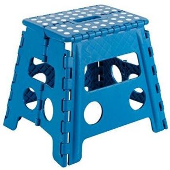 Arregui TB-032-A Taburete Plegable Multiuso, 32 cm de altura, azul