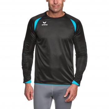erima Torwarttrikot Tanaro - Camiseta de portero de fútbol para hombre, color negro / azul, talla M