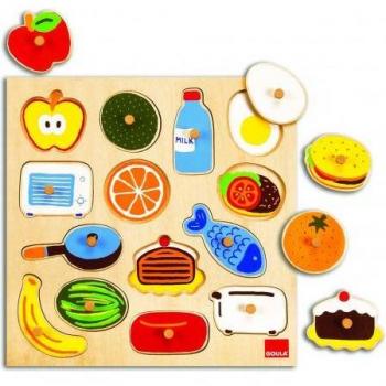 Puzzle Goula Madera Dentro y Fuera 14 Piezas Ref. 53024