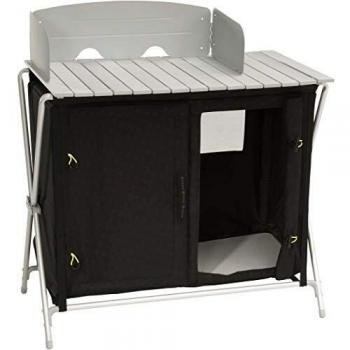 Outwell Sudbury Cocina de Camping Negro, Gris Aluminio