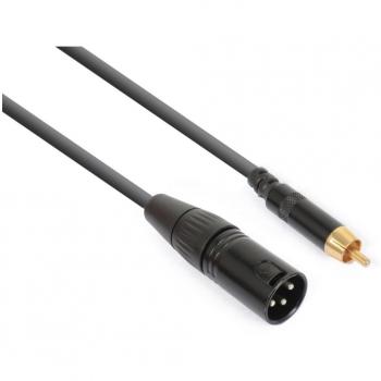 Power Dynamics Cable Convertidor XLR Macho RCA Macho 177001
