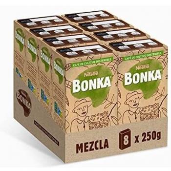 Bonka Café Molido Mezcla 70/30 250 g - 8 paquetes