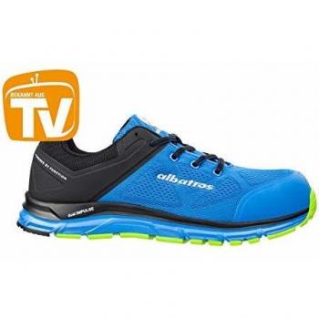 Zapatilla de Seguridad Albatros Lift Impulse S1P ESD HRO SRA Talla 40 Azul/Negro