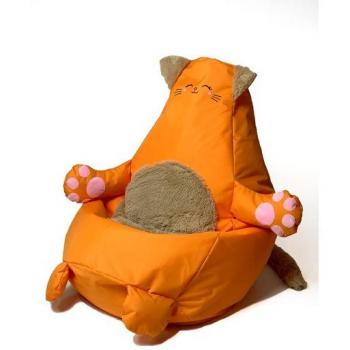 Saco Sako Kitten Naranja XL 130 x 90 cm Puff GO GIFT Naranja Oxford Gato 130 x 90 cm