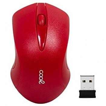 COOL SMARTPHONES & TABLETS ACCESSORIES Ratón Inalámbrico Indiana Rojo