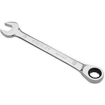 Stanley Llave combinada con carraca 18mm 4-89-943, 18 mm