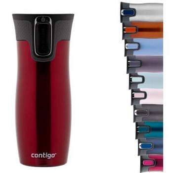 Contigo Botella Termo West Loop de Acero Inoxidable con Tapa a Prueba de Derrames