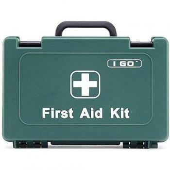 I GO I Go Kit compacto de primeros auxilios con la caja dura, verde