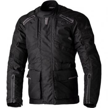 RST Chaqueta de Moto Endurance Negra - Chaqueta textil de motocicleta, color negro, talla 3XL