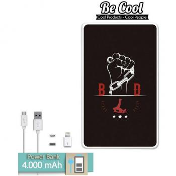 Becool® - Batería Externa Power Bank 4000 mah + Gratis 1 cable USB-MicroUsb
