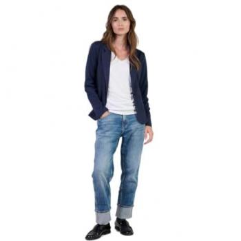 Le Temps des Cerises Oscar Women's Blazer Jacket Navy Blue