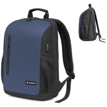 Mochila Portátil Expandible Subblim Nomad Xpand Air Padding 15.6” con USB-C, Antigolpes y 30% PET Reciclado, Azul