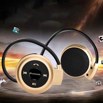Auriculares Mini503 Bluetooth 4.0 Inalámbricos Deportivos Estéreo con Ranura para Tarjeta Micro SD y Altavoces FM
