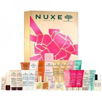 Calendario de Adviento Nuxe 2024 - Pack con 24 sorpresas, incluye productos de cuidado facial y corporal, fragancias y tratamientos para la piel