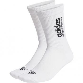 Calcetines Adidas Monogram Allover Graphic 2PP Blanco (modelo IQ4149)