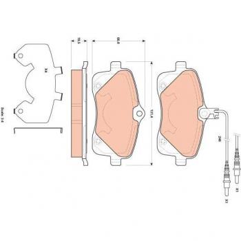 TRW GDB1895 Brake Pads