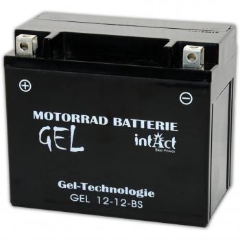 Batería de Gel para Moto Intact Bike-Power GEL12-12-BS 12V 10Ah YTX12-BS