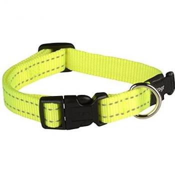 Collar para Perro Rogz. Collar con Cinta reflectora Cosida de 1,59 cm