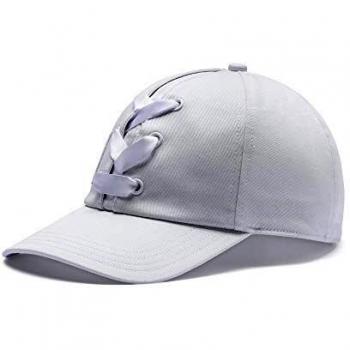 PUMA Prime Cap Crush Gorra, Mujer, Blanco, Talla Única