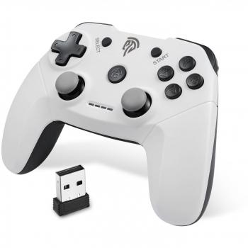 Mando Inalámbrico, EasySMX 2.4G Game Controller con Doble Vibración, Gamepad para Android