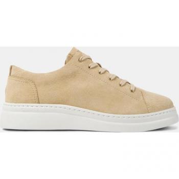 CAMPER Runner Up Women's Beige Suede Sneakers - Size 38 (US 7.5)