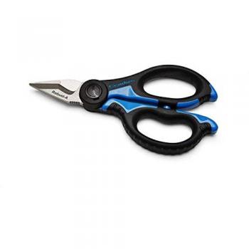 Tijeras eléctricas Cembre SC5X con cuchilla de acero inoxidable, color azul-negro, diseño robusto y características para electricistas