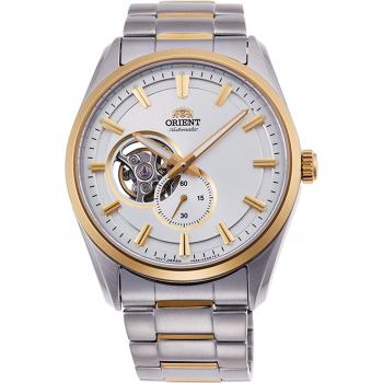 Reloj Hombre Orient RA-AR0001S10B Plateado, Open Heart Automatic, Movimiento automático, Caja de acero inoxidable, Esfera plateada con detalles en negro, Resistencia al agua hasta 50 metros, Cristal mineral resistente