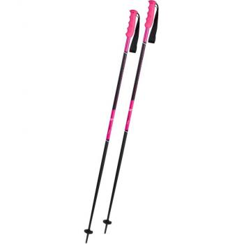 Bastones de trekking Komperdell Champion Anna rosa negro (par) - 125 cm